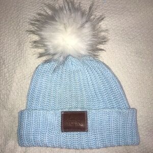 Crochet Beanie w/ Giant Removable Pom Pom!